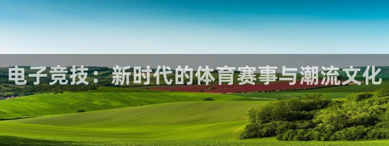 电子竞技：新时代的体育赛事与潮流文化