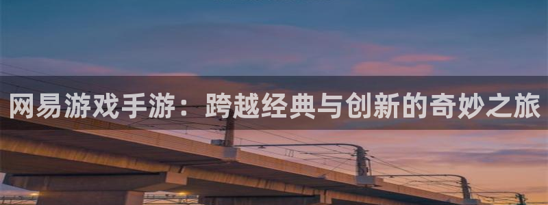 欧陆娱乐客服怎么样：网易游戏手游：跨越经典与创新的奇妙之旅